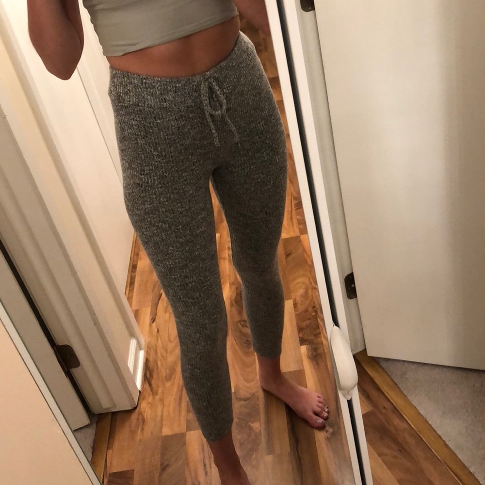 High waisted sweatpants